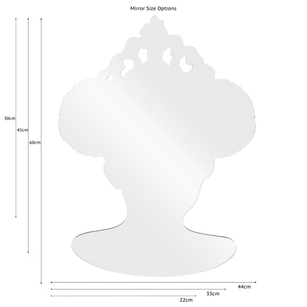 Princess Afro puffs Mirror