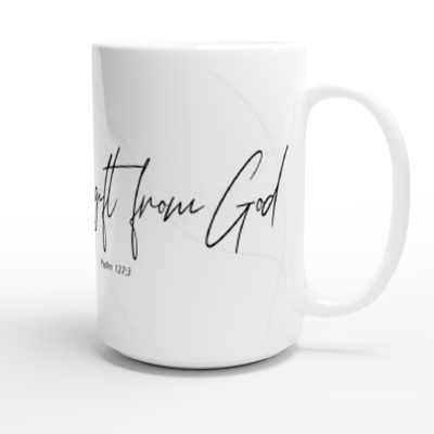 I am a gift - White 15oz Ceramic Mug
