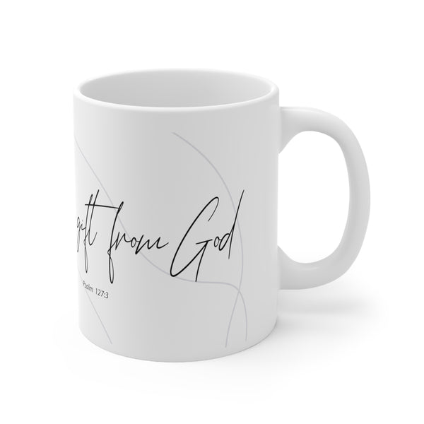 I am a gift - White Ceramic Mug, 11oz, 15oz