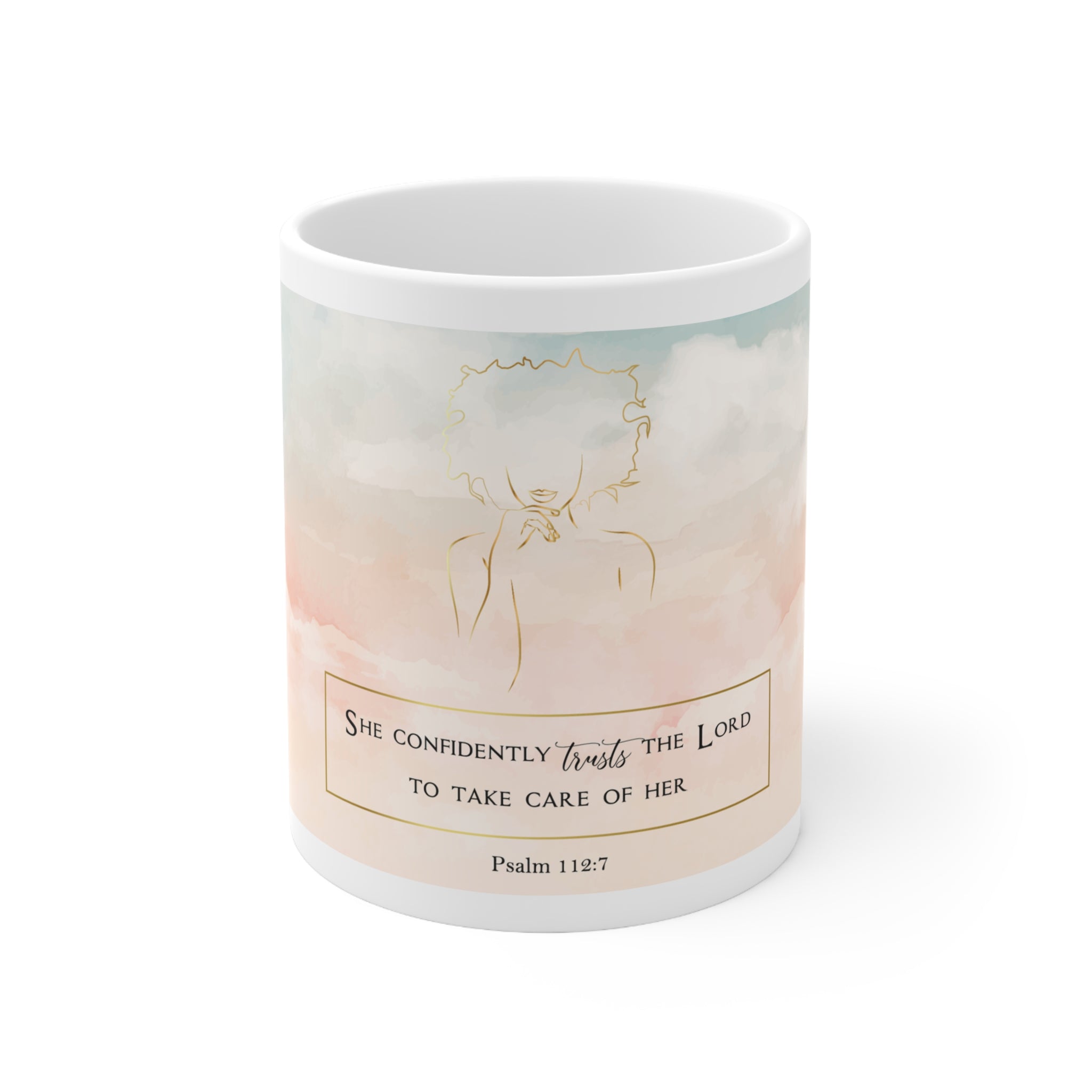 She Confidently Trusts - Ceramic Mug, 11oz, 15oz