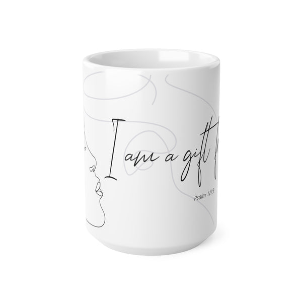 I am a gift - White Ceramic Mug, 11oz, 15oz