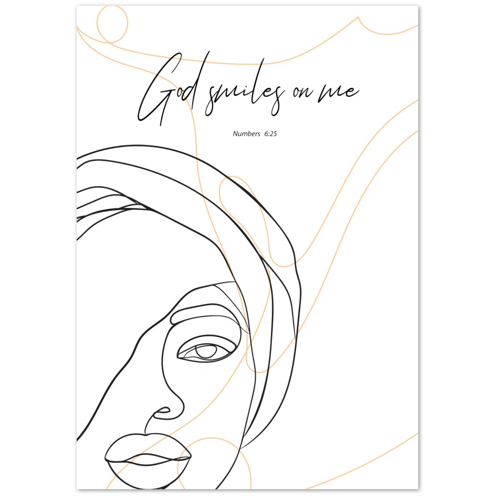 God smiles on me - Print
