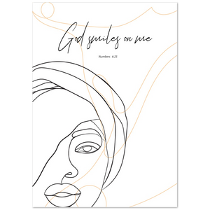 God smiles on me - Print