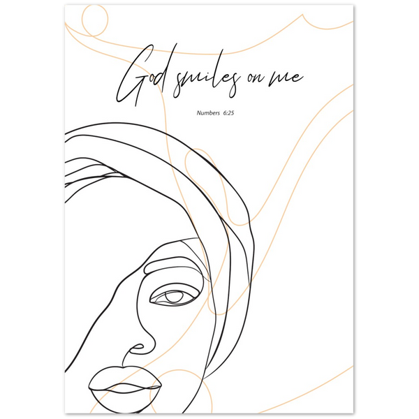 God smiles on me - Print