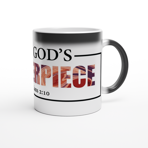 I am God’s Masterpiece - Bold Swirl - Magic 11oz Ceramic Mug