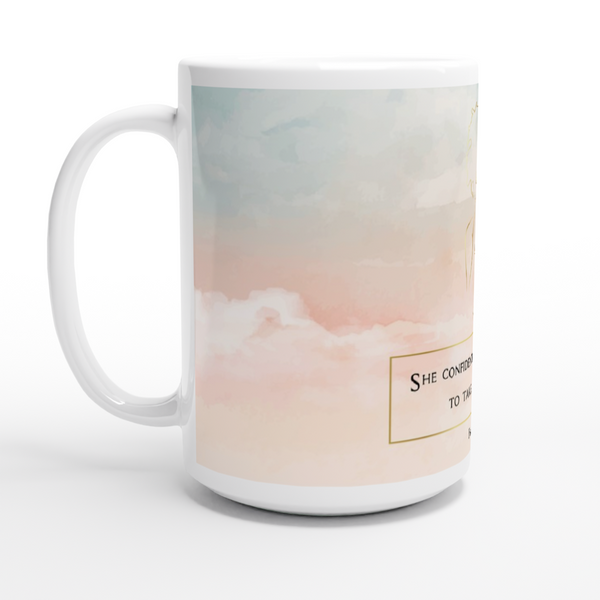She Confidently Trusts - White 15oz Ceramic Mug