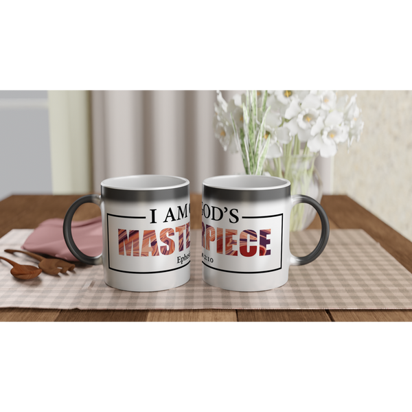I am God’s Masterpiece - Bold Swirl - Magic 11oz Ceramic Mug