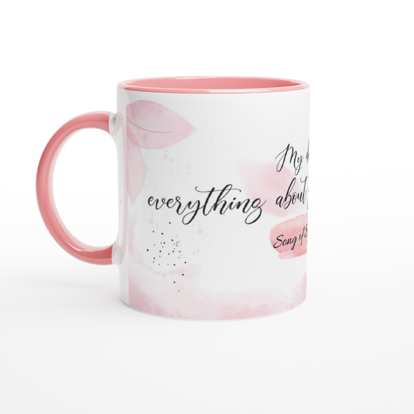 My darling - White + Pink 11oz Ceramic Mug