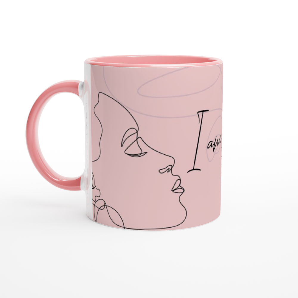 I am a gift - Pink 11oz Ceramic Mug