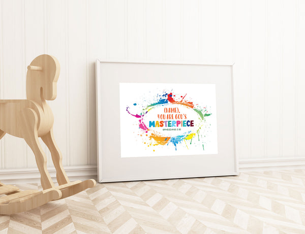 I am God's masterpiece - Personalised